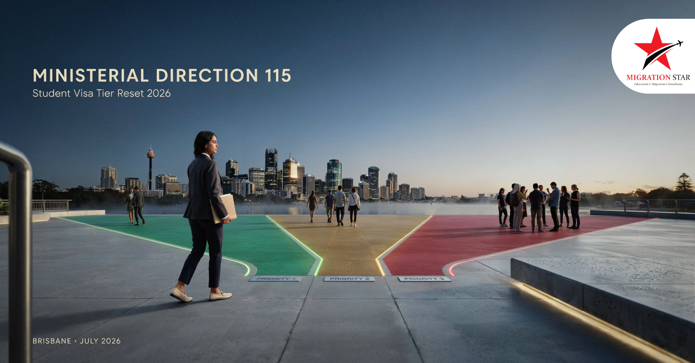Featured image for the Migration Star article: Ministerial Direction 115: Student Visa Tier Reset 2026